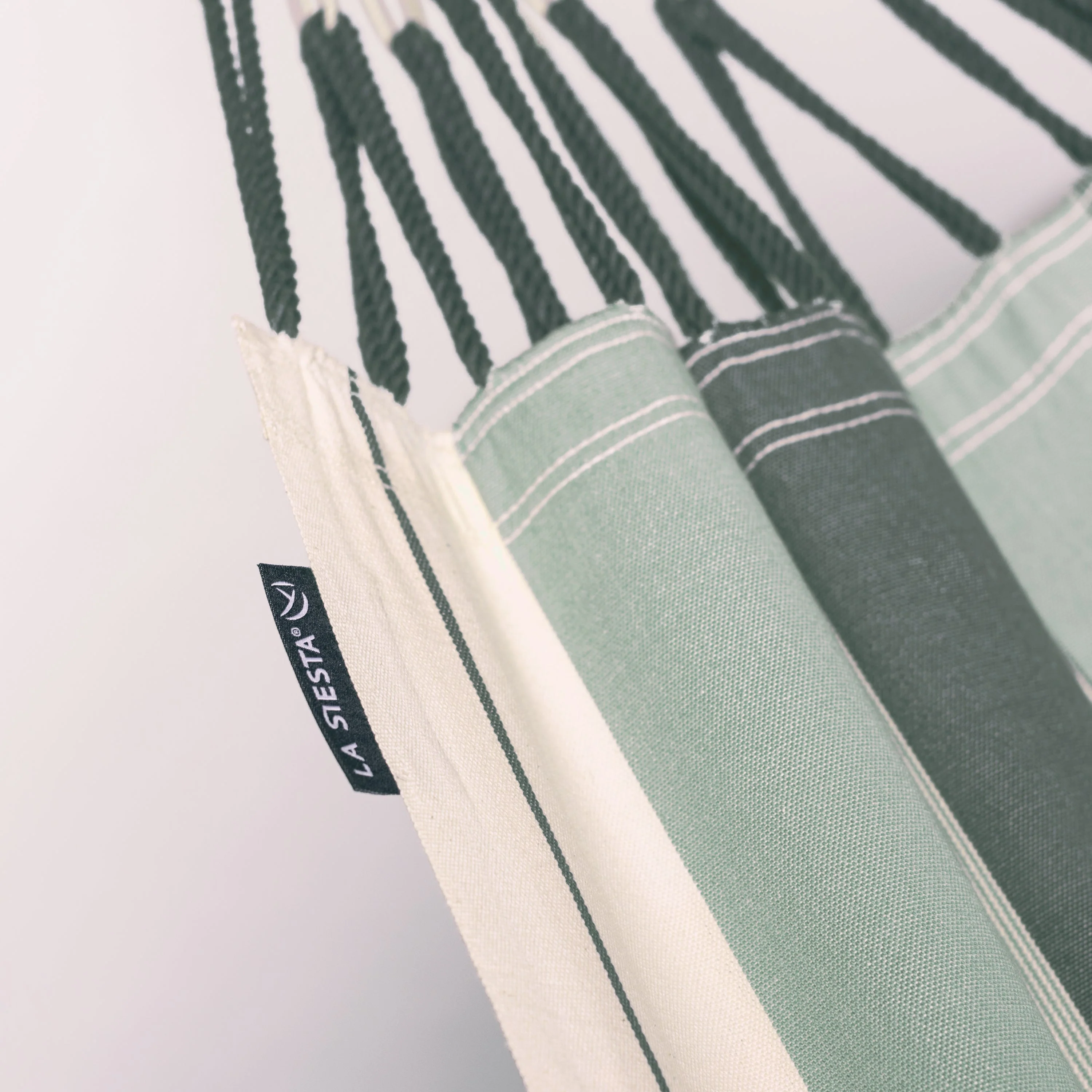 Nautico Organic Anthracite Olive - Double Size Hängematte aus Bio-Baumwolle mit Gestell aus verzinktem Stahl - Image 4