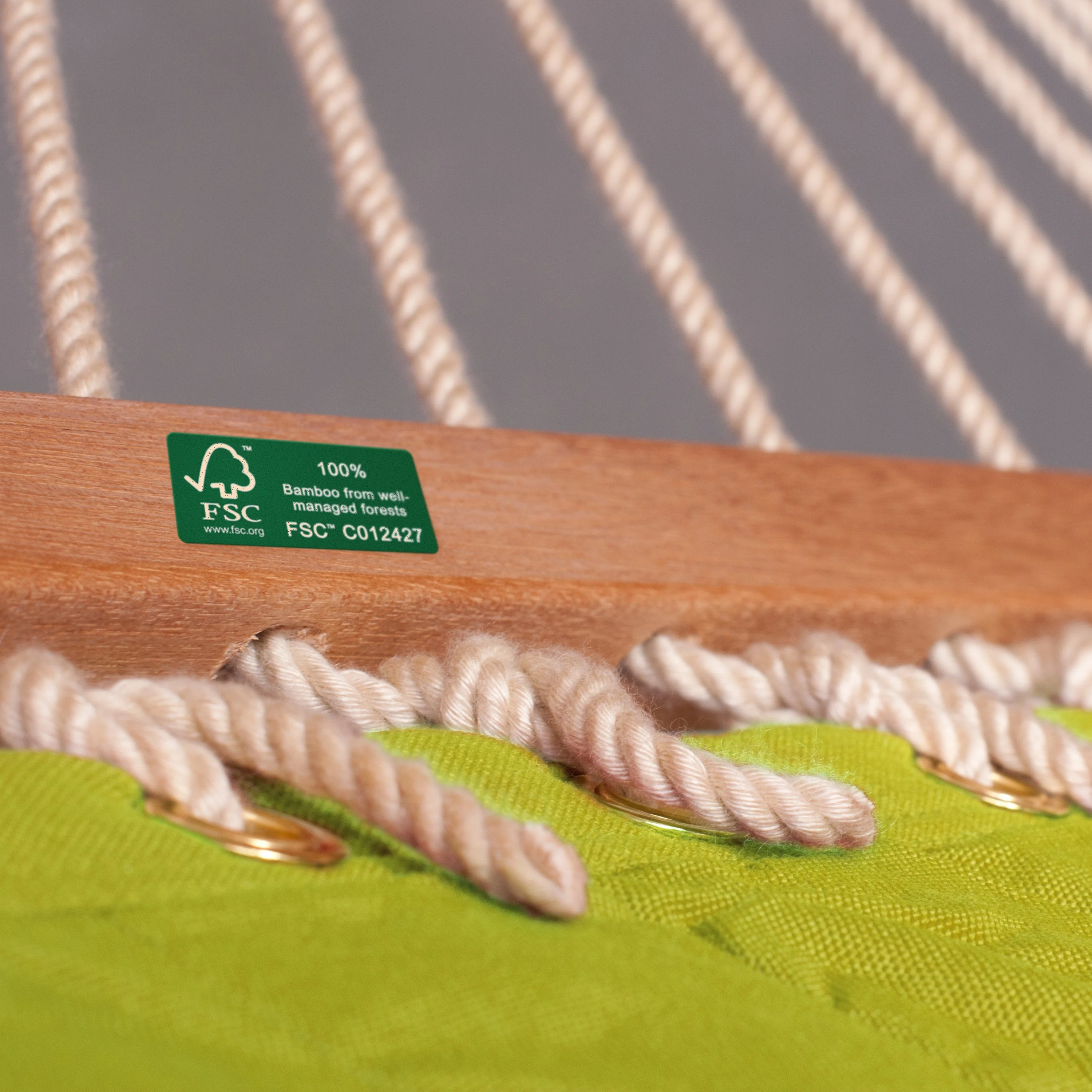 Nautico Outdoor R Padded Anthracite Avocado - Gefütterte King Size Stabhängematte Outdoor mit Gestell aus verzinktem Stahl - Image 5